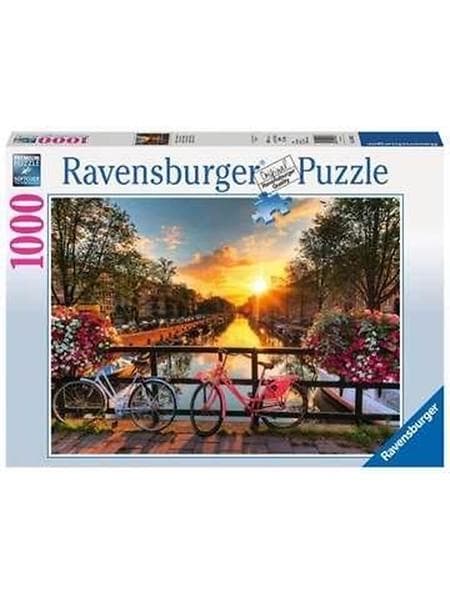 Ravensburger Pussel Bicycles in Amsterdam 1000 Bitar