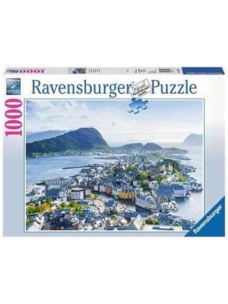 Ravensburger Pussel Ålesund in Norwegen 1000 Bitar