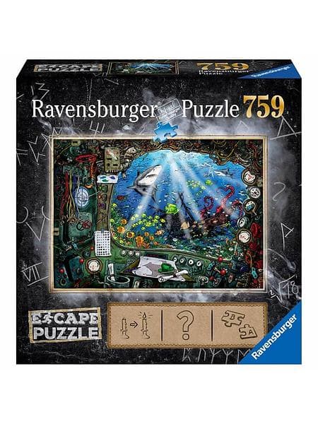 Ravensburger Pussel Escape 4 Submarine 759 Bitar