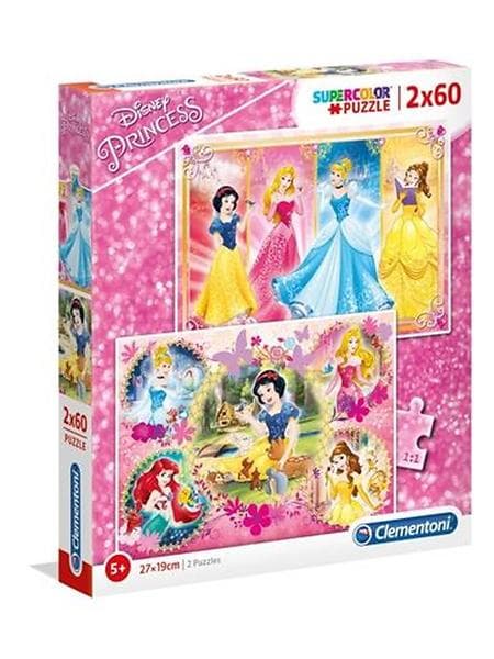 Clementoni Pussel Kids Princess 2x60 Bitar