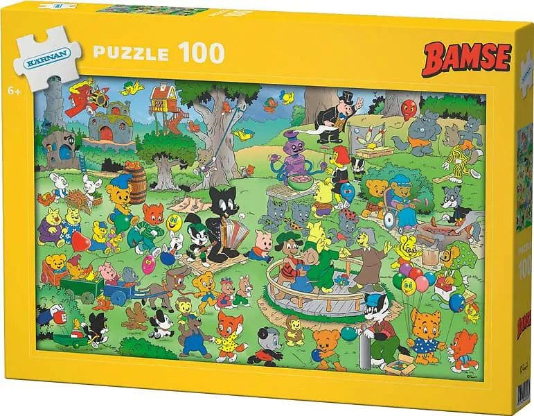 Kärnan Pussel Bamse 100 Bitar