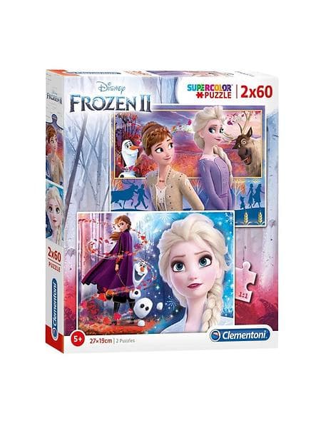 Clementoni Pussel Kids SuperColor Frozen 2 2x60 Bitar