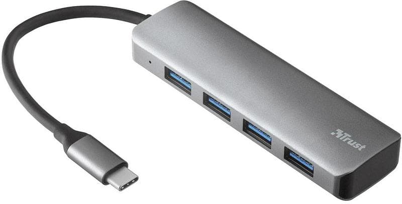 Trust Halyx Aluminium USB-C to 4-Port USB-A 3.2 Hub