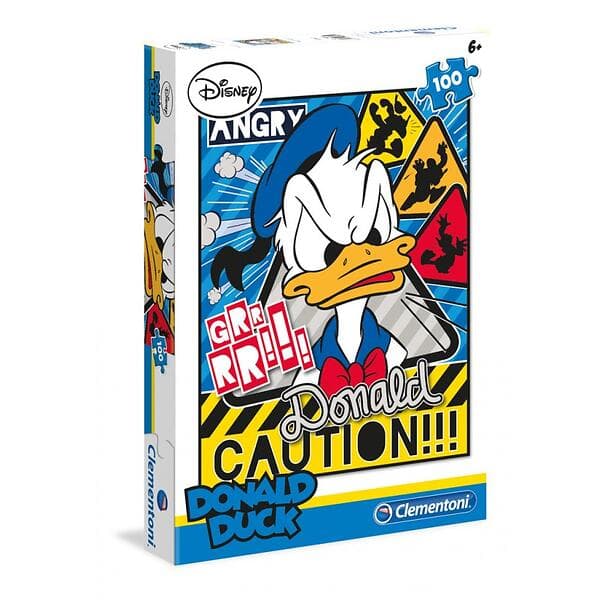 Clementoni Pussel Kids Disney Donald Duck 100 Bitar