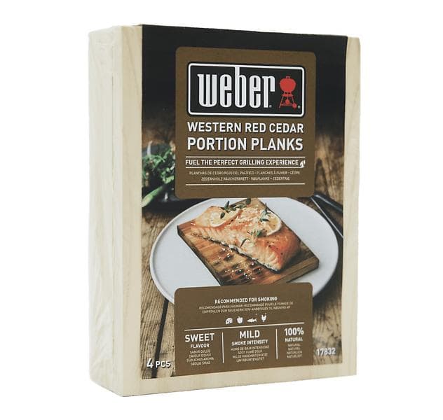 Weber Rökplanka (Cederträ) 4-pack