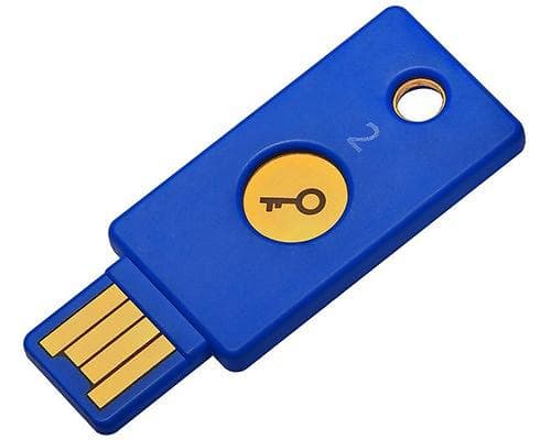 Yubico YubiKey U2F FIDO2 NFC