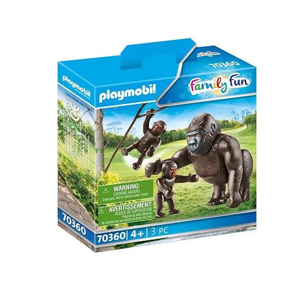 Playmobil Family Fun 70360 Gorilla Med Ungar