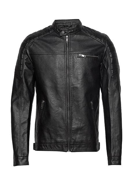 Jack & Jones Rocky Leather Jacket (Herr)