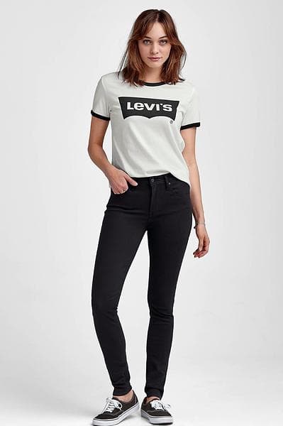 Levi's 721 High Rise Skinny Jeans (Dam)