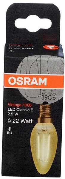 Ledvance Vintage 1906 LED Classic B35 220lm 2400K E14 2,5W