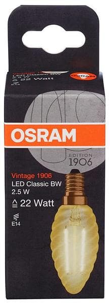 Ledvance Vintage 1906 LED Classic BW35 220lm 2400K E14 2,5W