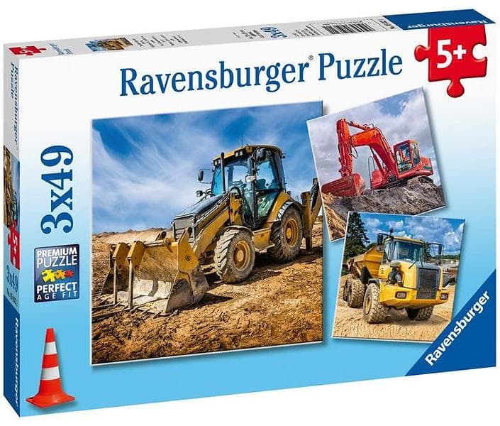 Ravensburger Pussel Excavator At Work 147 Bitar