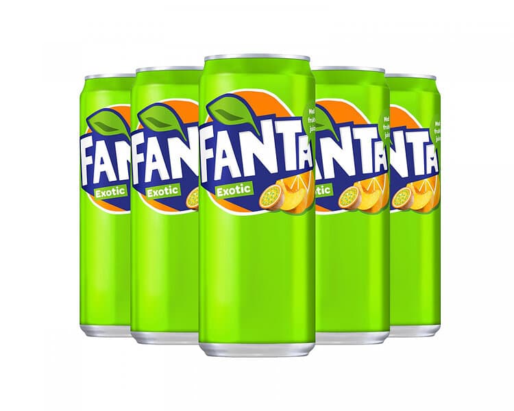 Fanta Exotic Burk 0,33l 20-pack