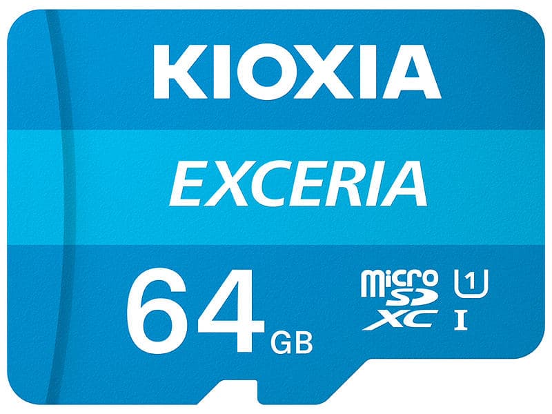 Kioxia Exceria microSDXC Class 10 UHS-I U1 64GB