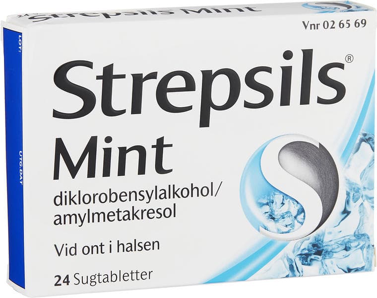 Strepsils Mint 24 Sugtabletter