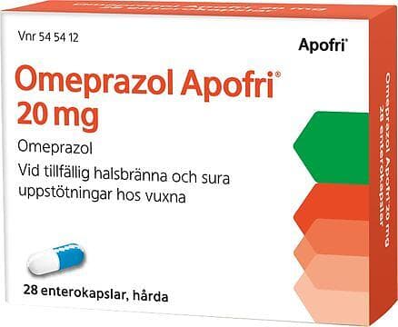 Omeprazol Apofri 20mg 28 Kapslar