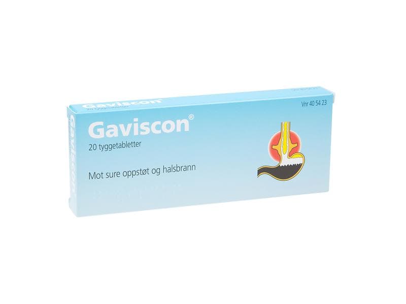 Gaviscon 20 Tuggtabletter