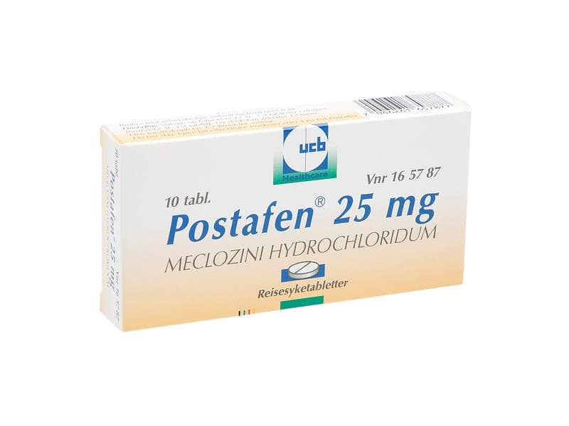 Postafen 25mg 10 Tabletter