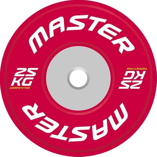 Master Fitness Bumper Plate Competition 25kg