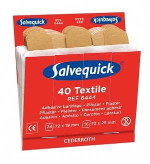 Salvequick Textile Plåster Refill 40-pack