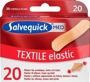 Salvequick Textile Elastic Plåster 20-pack