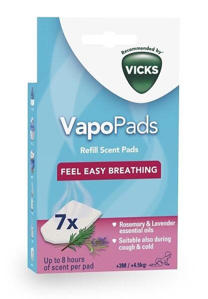 Vicks Vapopads Rosemary & Lavender 7 Pads