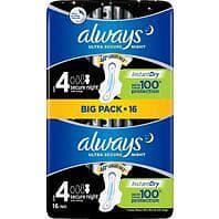 Always Ultra Secure Night Wings Duo (16-pack)