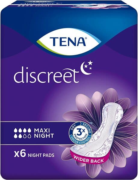 Tena Lady Discreet Maxi Night (6-pack)