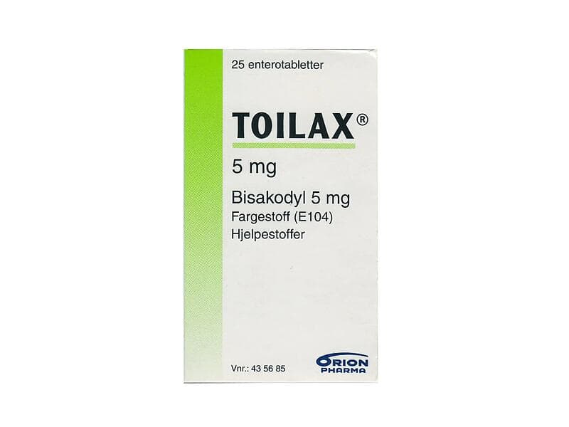 Toilax 5mg 25 Tabletter