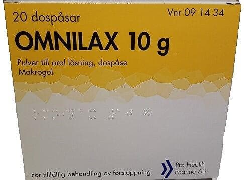 Pro Health Pharma Omnilax 10g 20 Dospåsar