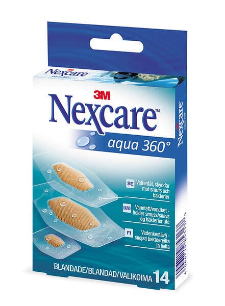 3M Norge Nexcare Aqua 360 Plåster 14-pack