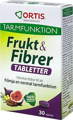 Ortis Frukt & fiber 30 Tabletter