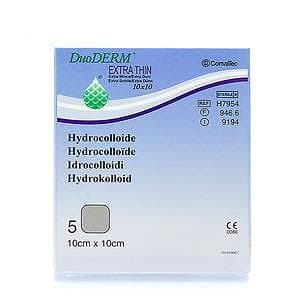 DuoDerm ConvaTec Extra Thin Plåster 10x10cm 5-pack