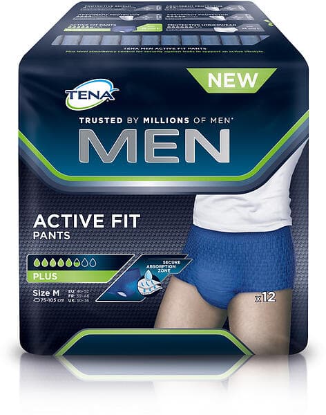 Tena Men Active Fit Pants M (12-pack)