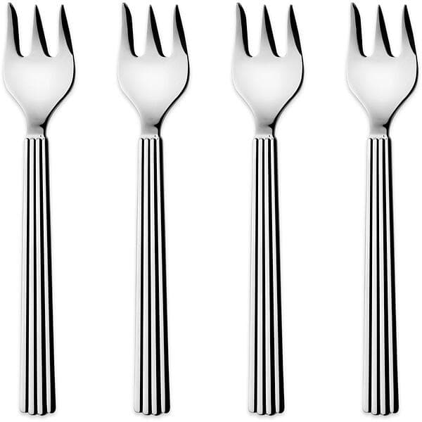 Georg Jensen Bernadotte Tårtgaffel 155mm 4-pack