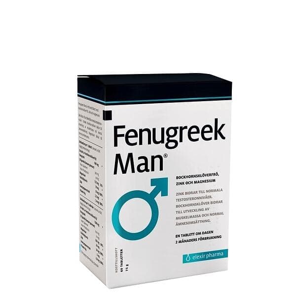 Elexir Pharma Fenugreek Man 60 Tabletter