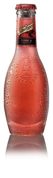 Coca-Cola Schweppes Premium Mixers Hibiscus Tonic Glas 0,2l