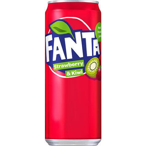 Fanta Strawberry & Kiwi Burk 0,33l