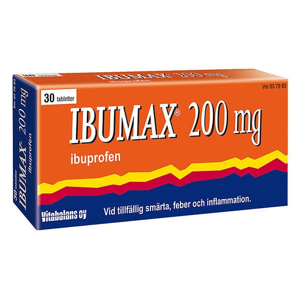 Ibumax 200mg 30 Tabletter
