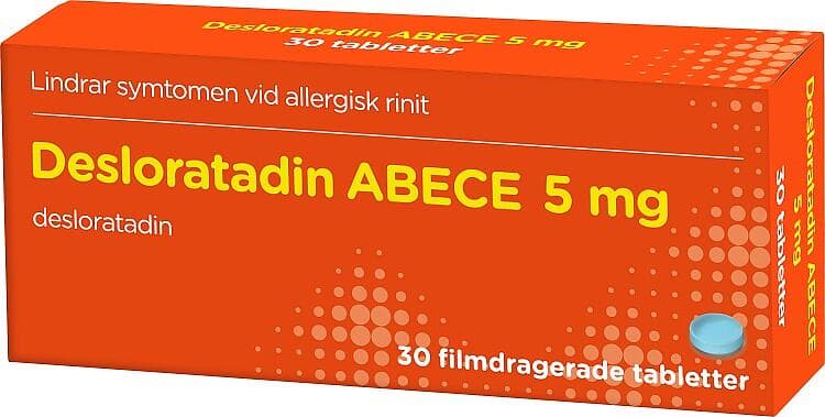 ABECE Desloratadin 5mg 30 Tabletter