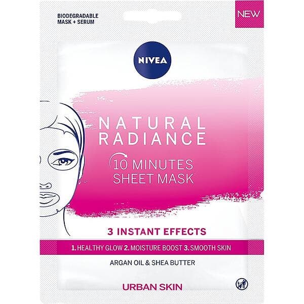 Nivea Narural Radiance 10 Minutes Sheet Mask 1st
