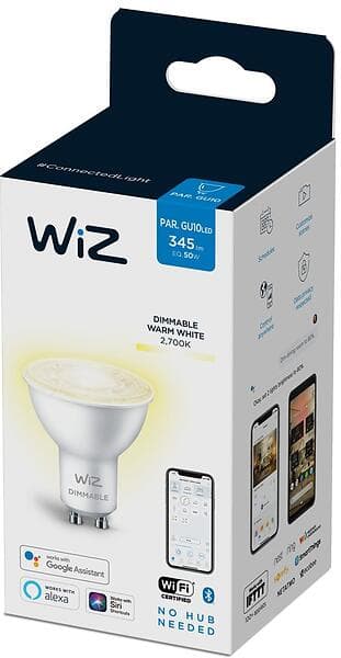 WiZ Smart LED 345lm 2700K GU10 5W (Dimbar)