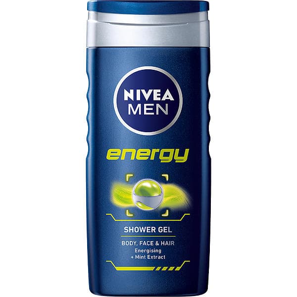 Nivea Men Energy 3in1 Shower Gel 250ml