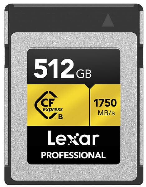 Lexar Professional CFexpress Type B Gold 1750/1500MB/s 512GB