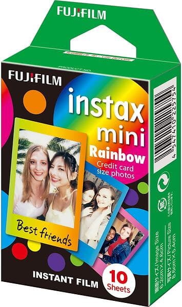 Fujifilm Instax Mini Film Rainbow 10-Pack