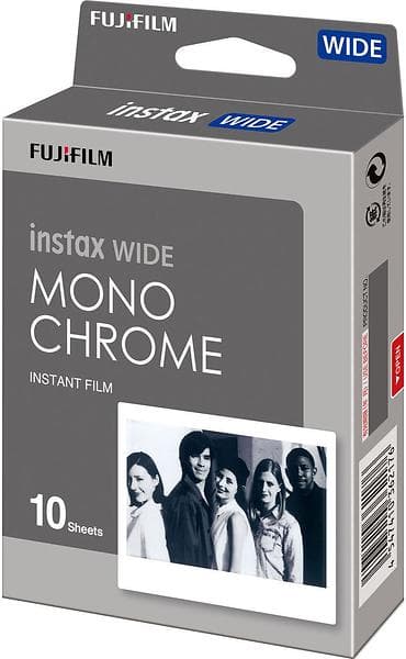 Fujifilm Instax Wide Film Monochrome 10-Pack