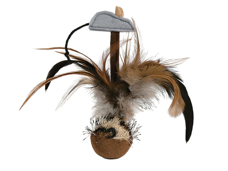 Trixie Bobo Shuttlecock with Mouse (15cm)