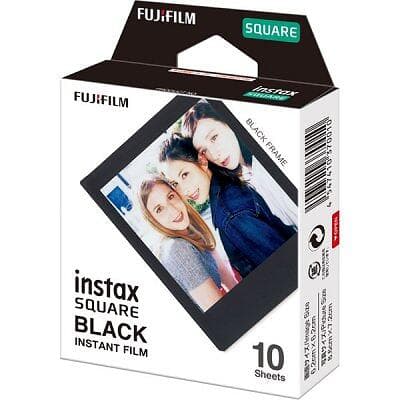 Fujifilm Instax Square Film Black Frame 10-pack