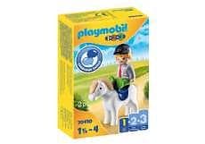 Playmobil 1.2.3 70410 Pojke med ponny