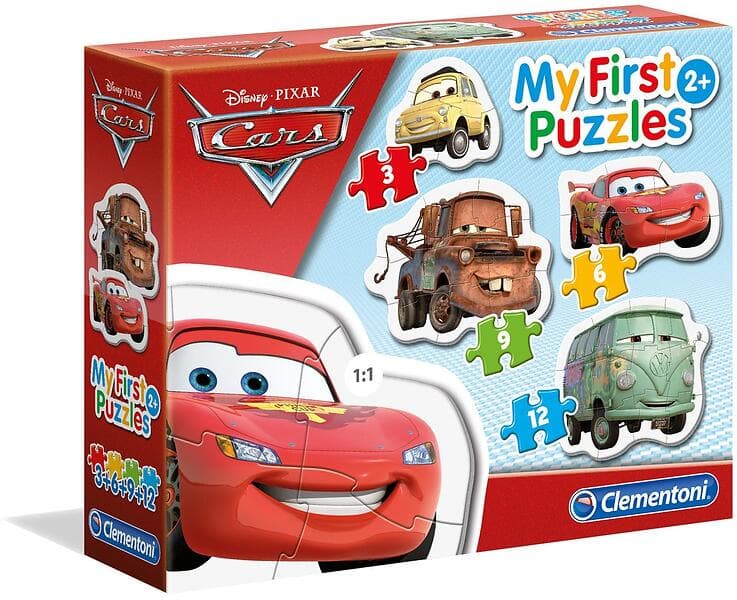 Clementoni Pussel My First Puzzles Disney Cars 3+6+9+12 Bitar